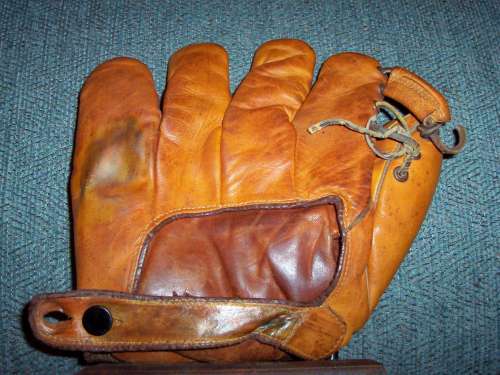 Stall & Dean Softball Glove Back